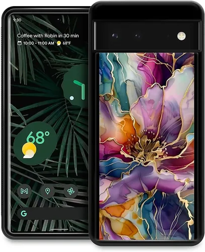 Vista 196 de Compatible con Google Pixel 4A 5G Mobile Case Creative Acrylic Back Panel Silicona Edge Case Slim Protección Especialmente para Google Pixel 4A 5G