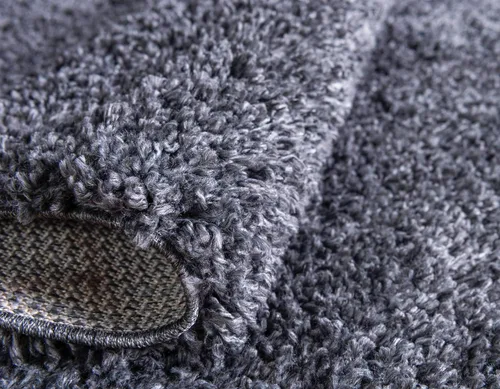 Vista 59 de Unique Loom Colección Davos Shag - Alfombra Lino
