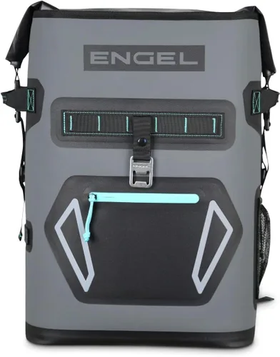 Vista 10 de Engel BP25 Hielera de alto rendimiento con tapa enrollable de 25 cuartos de galón para mochila