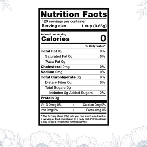 Vista 6 de BLUE TEA - Té de flor de guisante mariposa - 0.35 onzas (más de 40 tazas) suelto Rico en antioxidantes Sin cafeína - Té desintoxicante - A base