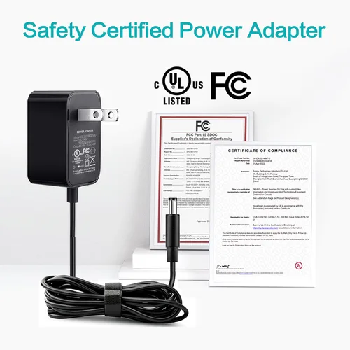 Vista 7 de Cable cargador adaptador de corriente 9V 2A para tabletas LeapPad 1/2