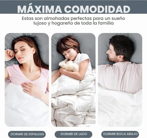 Vista 7 de Utopia Bedding Almohadas para cama para dormir, de hotel, refrescantes, para dormir de lado, espalda o boca abajo, tamaño estándar, gris, juego de 2