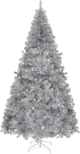 Vista 8 de Karl home Árbol de Navidad Artificial Negro de 6 pies, Árbol de Abeto Clásico con Soporte de Metal Resistente para Hogar, Oficina, Fiesta, Festival