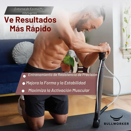 Vista 8 de Bullworker - Bow Classic - Ejercitador isométrico y equipo para ejercicios en el hogar, incluye estuche portátil
