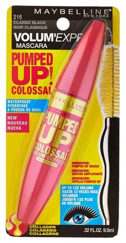 Vista 2 de Máscara de pestañas lavable Maybelline New York, Negro clásico