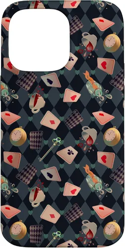 Vista 21 de Funda de regalo para iPhone 16 con diseño de cuento de hadas de Alicia en el país de las maravillas