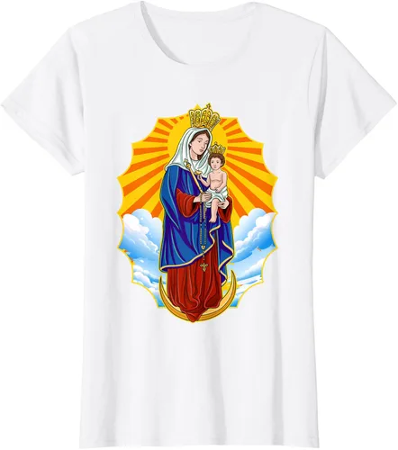 Vista 19 de Chinita Chiquinquira Venezuela Maracaibo Virgen Chiquinquira Chinita Zulia Camiseta negra