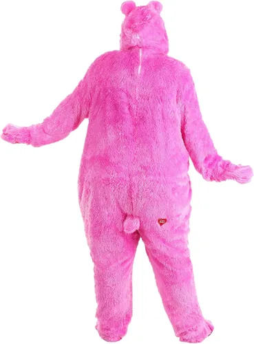 Vista 4 de Disfraz clásico de oso animador para adulto, talla grande, disfraz de oso animador alegre Mono mullido de Halloween