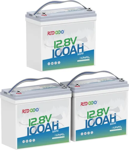 Vista 11 de Redodo Batería de litio Bluetooth inteligente de 12 V 50 Ah LiFePO4 para motor de arrastre, protección contra bajas temperaturas, vida útil de 10