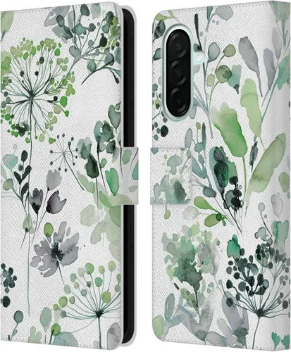Vista 143 de Head Case Designs Officially Licensed Ninola Beige Wild Grasses Leather Wallet Case Compatible with Samsung Galaxy A07 4G