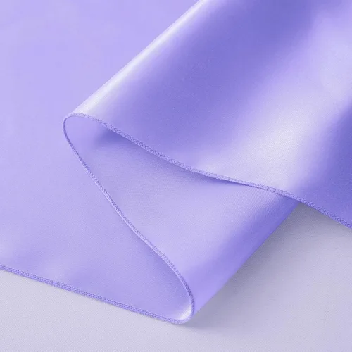 Vista 7 de Horbaunal - Juego de 2 caminos de mesa de satén lavanda de 12 x 108 pulgadas, caminos de mesa suaves para bodas, banquetes, fiestas de cumpleaños