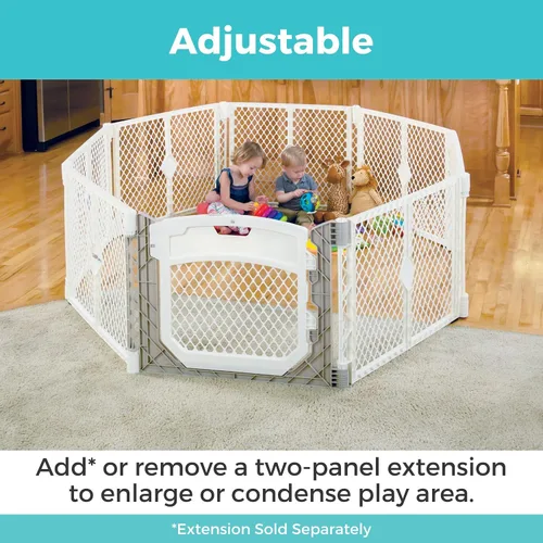 Vista 12 de Norte Estados Superyard Ultimate Play Yard, Ivory