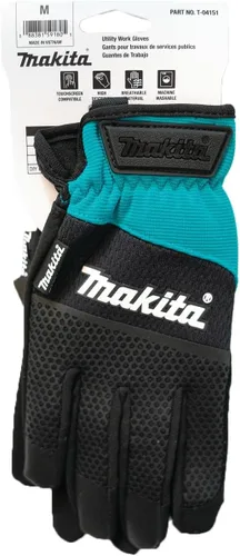Vista 6 de Makita T-04151 Guantes de trabajo de protección flexible con puño abierto (mediano)