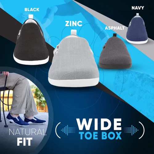 Vista 7 de Xero Shoes Aptos - Zapatos de lona de cáñamo sin cordones para hombre, casuales, ligeros y sin caídas