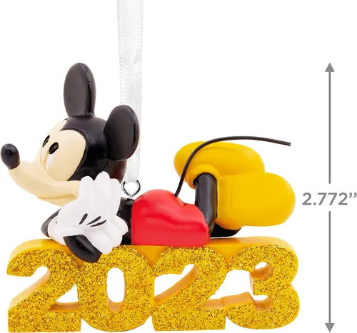 Vista 4 de Hallmark Disney Mickey Mouse 2023 - Adorno navideño