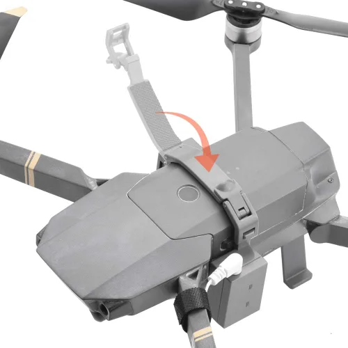 Vista 4 de Sistema Airdrop para DJI Mavic Pro, dispositivo de liberación de entrega de transporte de carga útil, liberación de cebo de pesca, gancho caída