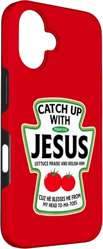 Vista 3 de Funda para iPhone 16 Ponte al día con Jesús