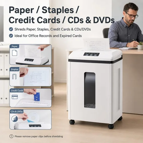 Vista 4 de La trituradora de papel comercial P7 Micro-Cut alta seguridad 7