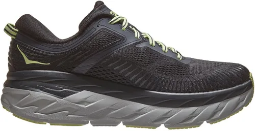 Vista 4 de HOKA ONE ONE Bondi 7 - Tenis de correr para hombre, Grafito azulmariposa, 11.5