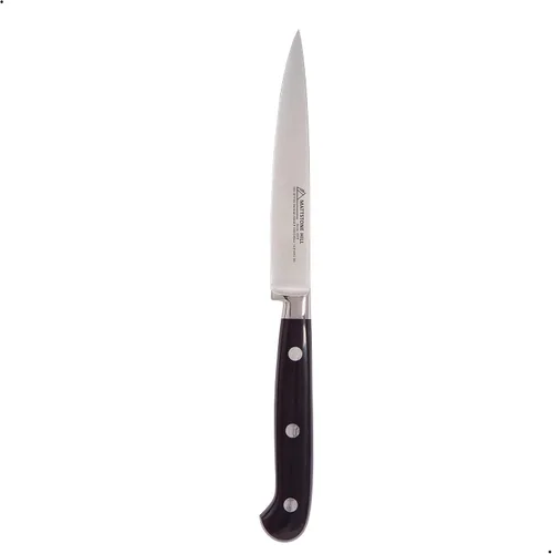 Vista 9 de MATTSTONE HILL - Cuchillo de cocina pequeño de 3.15 pulgadas, cuchillo de pelar, acero alemán, mango de triple remache