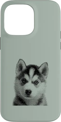 Vista 21 de Chic Husky Puppy for Dog Mom and Paw Parents Case for iPhone 16