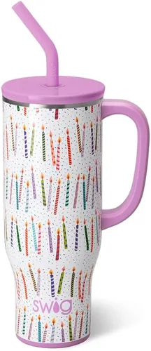 Vista 46 de Swig Life 40oz Insulated Mega Mug with Handle & Straw, Boho Desert DESIERTO BOHO