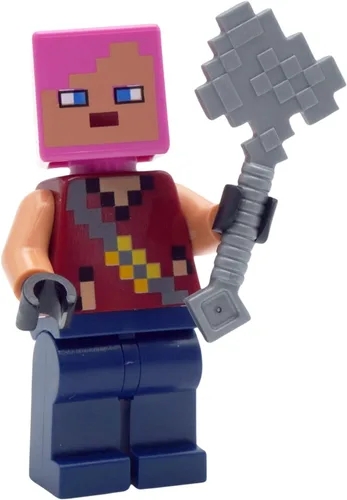 Vista 4 de LEGO Minecraft: Aventurero con Ahogado y Axolotl Combo Pack - 6+