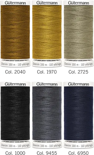 Vista 2 de Gutermann Hilo Denim 6 SPLS Denim Multicolor