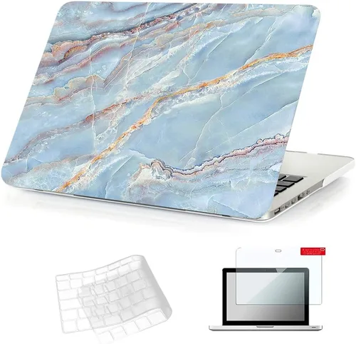 Vista 11 de Se7enline Funda compatible con MacBook Pro de 13 pulgadas A1502/A1425 2015/2014/2013/2025, diseño de moda, funda protectora rígida para laptop