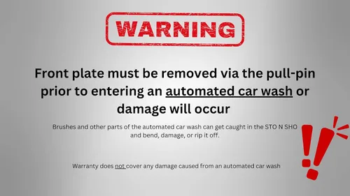 Vista 7 de STO N SHO Soporte de matrícula frontal compatible con Cadillac Escalade 2021-2024 excepto el modelo V, no es compatible con 2025