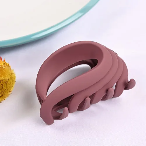 Vista 9 de Pinzas para cabello fino, mediano y grueso, pinzas de mandíbula de flores mate fuertes de 2.6 pulgadas para mujeres, niñas y niños, abrazaderas