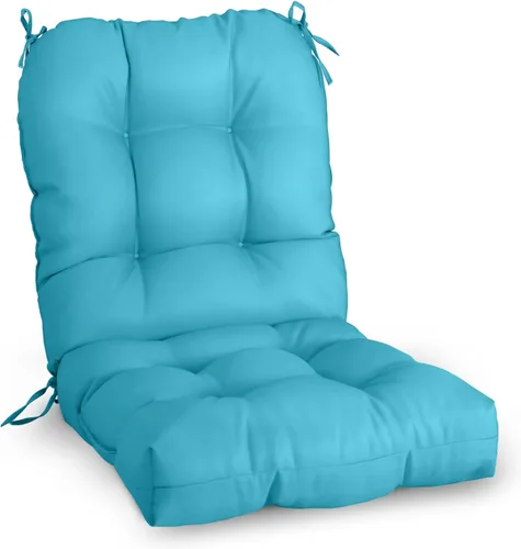 Vista 19 de EAGLE PEAK Cojín Acolchado para Silla de Exterior/Interior para Asiento/Respaldo, Juego de 1, 42'' x 21'', Azul Claro