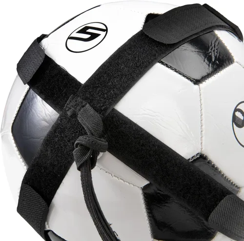Vista 6 de Franklin Sports Cinturón de entrenamiento para balón de fútbol, entrenador Blackhawk Pass-Pal de fútbol + accesorio de equipo de práctica, paso