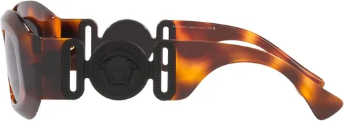 Vista 2 de Versace Man Sunglasses Black Frame, Dark Grey Lenses, 53MM