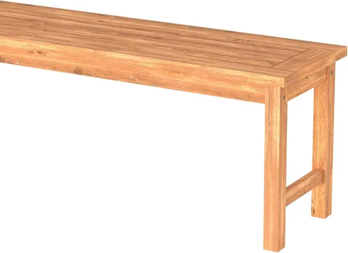 Vista 8 de Walker Edison Mueble de madera de acacia., Banco, Marrón