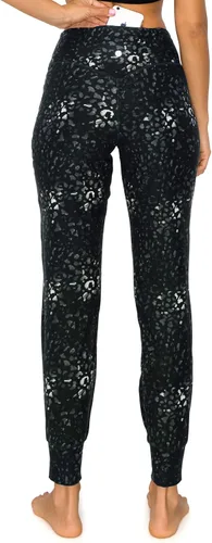 Vista 16 de Leggings Depot ActiveFlex Jogger - Pantalones de yoga para mujer con bolsillos Negro