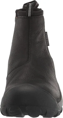Vista 2 de KEEN Botas Chelsea Targhee 2 de piel de altura media para hombre NegroMagneto