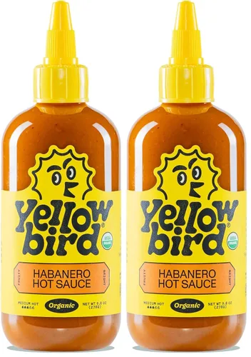 Vista 15 de Yellowbird® Salsa picante orgánica de habanero 9.8 oz. Tamaño para despensa