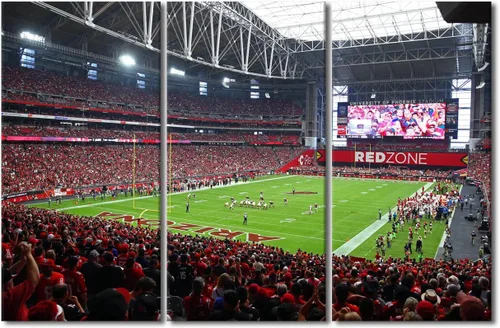 Vista 76 de Lincoln - Lienzo decorativo para pared, diseño de campo financiero de Filadelfia, paisaje de estadio de fútbol de Filadelfia, decoración de pared