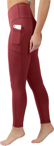 Vista 10 de 90 Degree By Reflex - Leggings de control abdominal, cintura alta, a prueba de sentadillas, para mujer, para entrenamiento, correr, yoga Bay Leaf