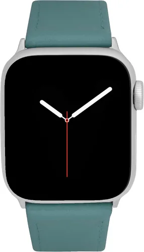 Vista 6 de Bandini Correas de cuero para mujer para Apple Watch de 1.496 pulgadas, 1.575 pulgadas, 1.614 pulgadas para mujer, correa delgada de cuero iWatch
