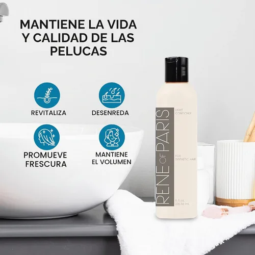 Vista 5 de Acondicionador de cabello para pelucas sintéticas, extensiones de cabello