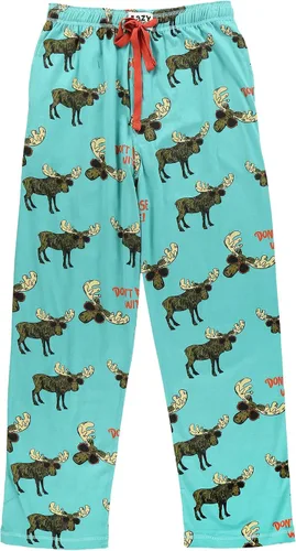 Vista 3 de Lazy One Pantalones de pijama de animales para hombre, pantalones separados para hombre, pantalones de descanso