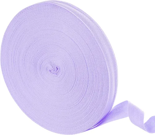 Vista 79 de uxcell Cinta de sarga de algodón de 50 yardas, cinta de espiga de 3/8 pulgadas para coser ropa, manualidades (azul)