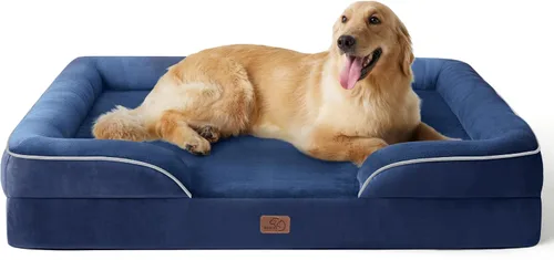 Vista 64 de Bedsure - Cama para gatos de interior, sofá cama lavable para perros muy pequeños, espuma de soporte con funda extraíble y lavable, forro Gris