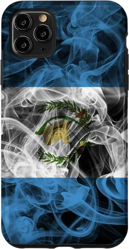 Vista 13 de Funda para iPhone 17 con diseño de bandera de Guatemala con estética ahumada