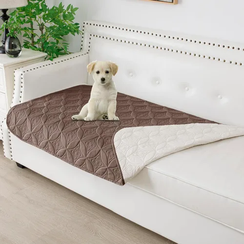 Vista 19 de Manta impermeable para perro, 30 x 30 pulgadas, fundas de sofá para mascotas pequeñas para sofá, silla, cama, protector de muebles de perros