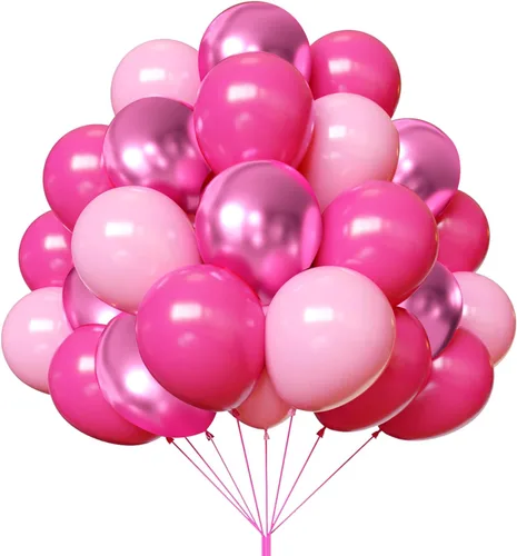 Vista 10 de YMSZ Globos negros y dorados, 67 globos metálicos dorados y negros de 12 pulgadas para cumpleaños, jubilación, graduación, decoración de fiesta