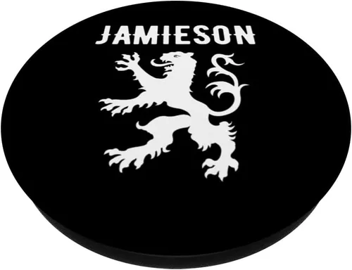 Vista 2 de Jamieson Clan Scottish Family Name Scotland Heraldry PopSockets Swappable PopGrip