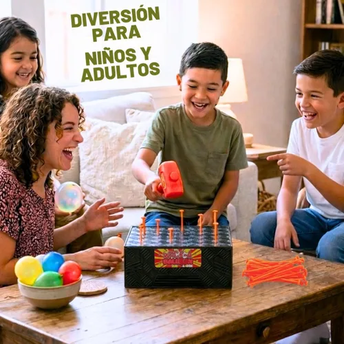 Vista 5 de Wack A Balloon Pop Game para niños y familias, juego interactivo de mesa